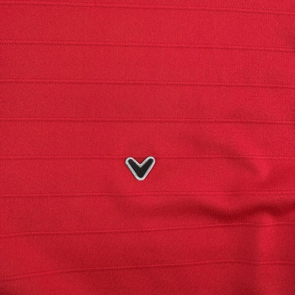 Callaway Golf Polo Shirt Men's 2XL XXL Red Performance Opti-Dri - Picture 4 of 8